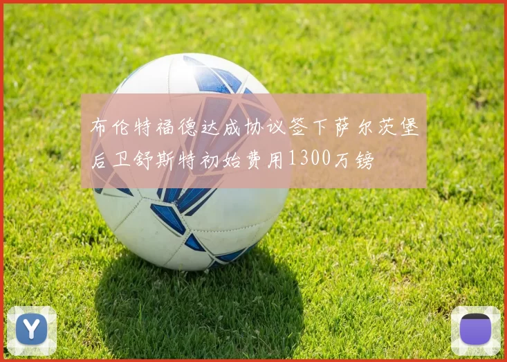 布伦特福德达成协议签下萨尔茨堡后卫舒斯特初始费用1300万镑