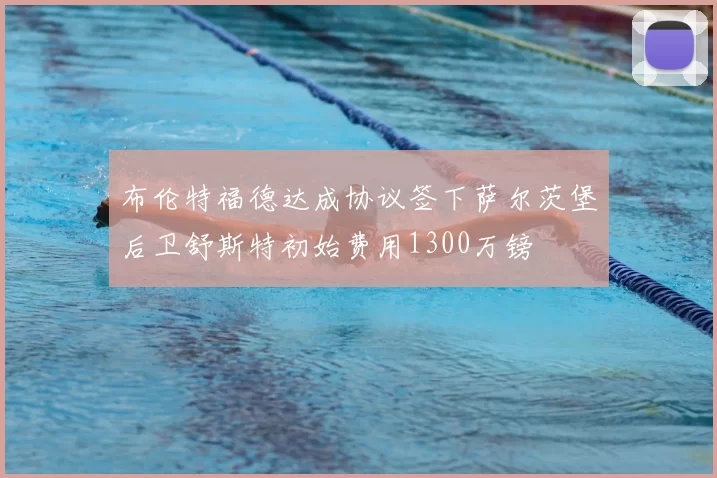 布伦特福德达成协议签下萨尔茨堡后卫舒斯特初始费用1300万镑