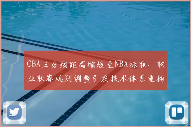 CBA三分线距离缩短至NBA标准，职业联赛规则调整引发技术体系重构